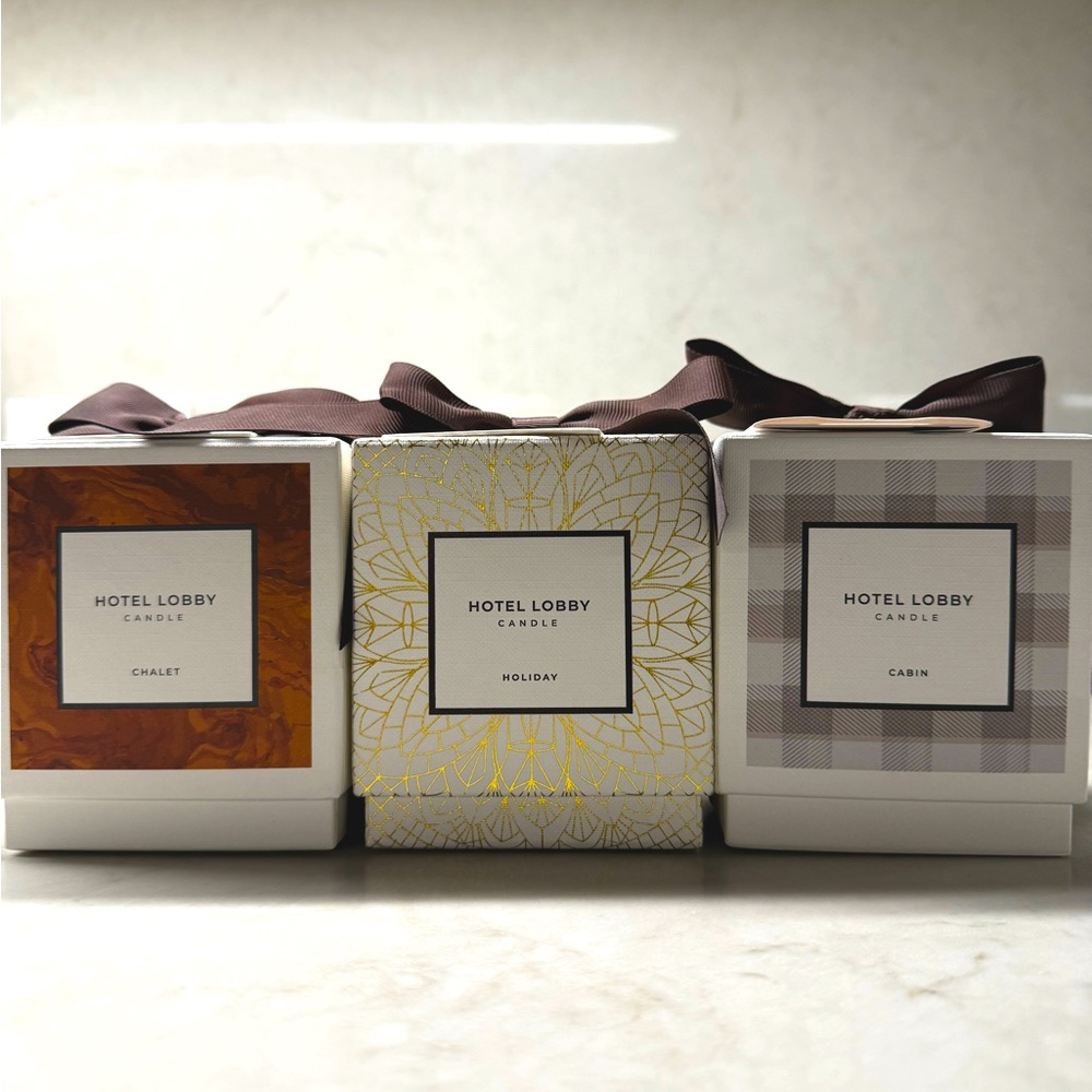 Hotel Lobby Candles (Cabin, Chalet, Holiday) *BRAND NEW*